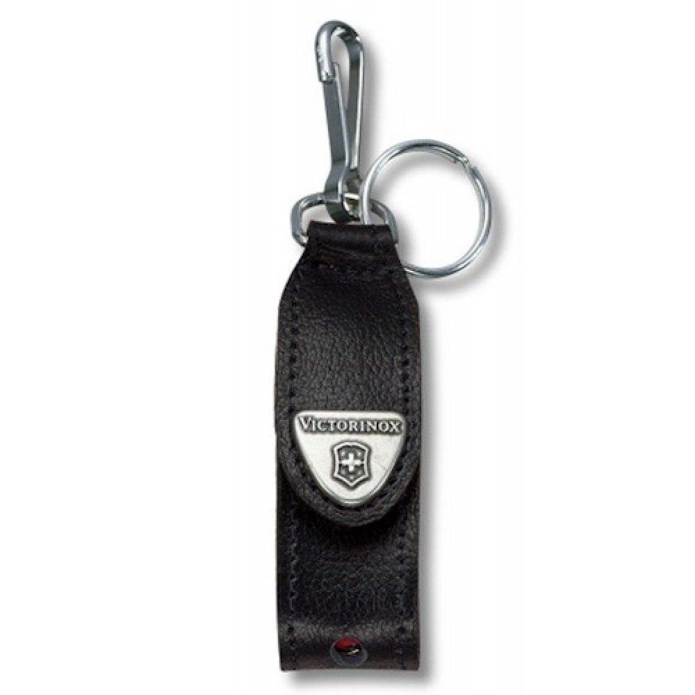 Чохол для ножів Victorinox (58мм) з карабіном, шкіряний чорний 4.0515