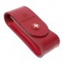 Чохол для ножів Victorinox 84-91 мм 2-4 шари на кнопці шкіряний червоний 4.0520.1