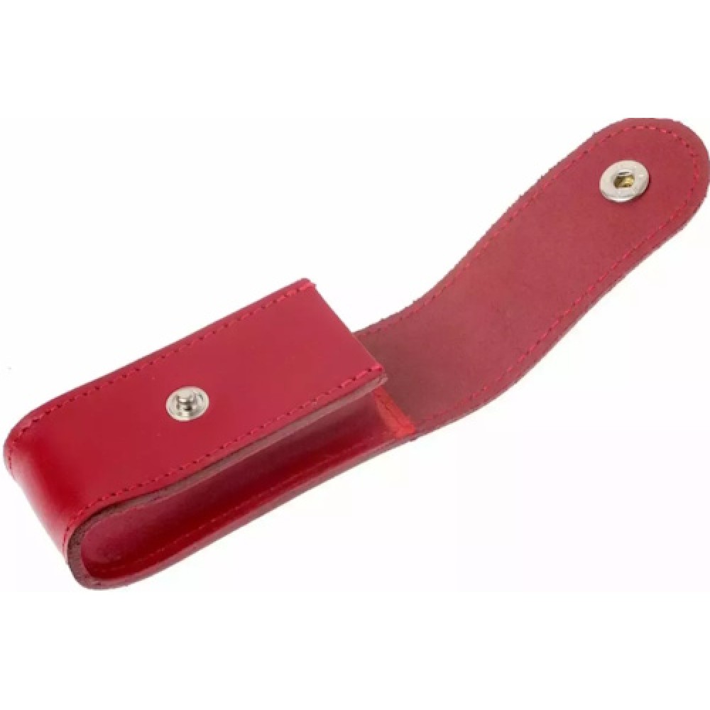 Чохол для ножів Victorinox 84-91 мм 2-4 шари на кнопці шкіряний червоний 4.0520.1