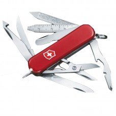 Ніж складаний, мультитул Victorinox Midnite Minichamp (58мм, 16 функцій), червоний 0.6386