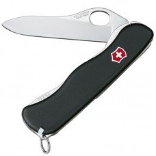 Ніж складаний, мультитул Victorinox Sentinel One Hand (111мм, 4 функції), чорний 0.8413.M3