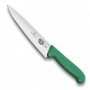 Ніж кухонний Victorinox Fibrox лезо 19 см 5.2004.19 зелений