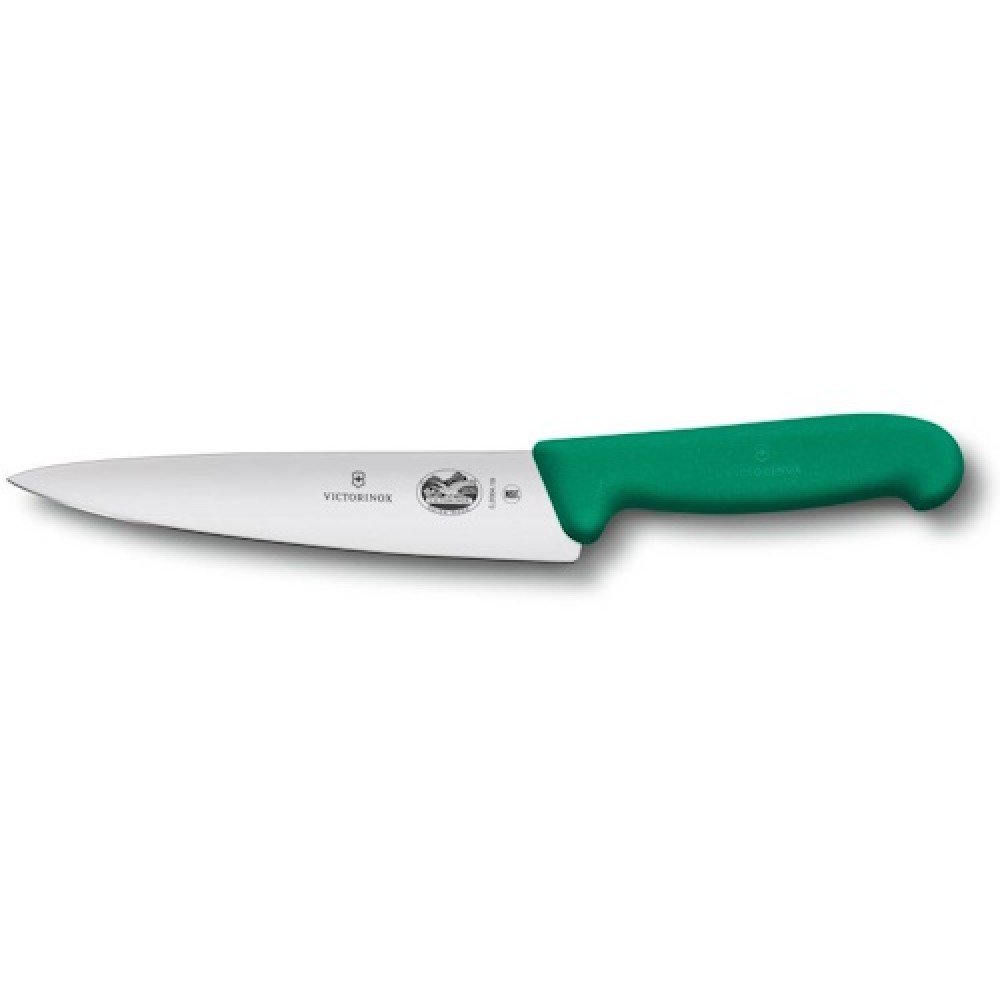 Ніж кухонний Victorinox Fibrox лезо 19 см 5.2004.19 зелений