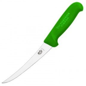 Ніж кухонний, побутовий Victorinox Fibrox Flex (лезо: 150мм), зелений 5.6614.15