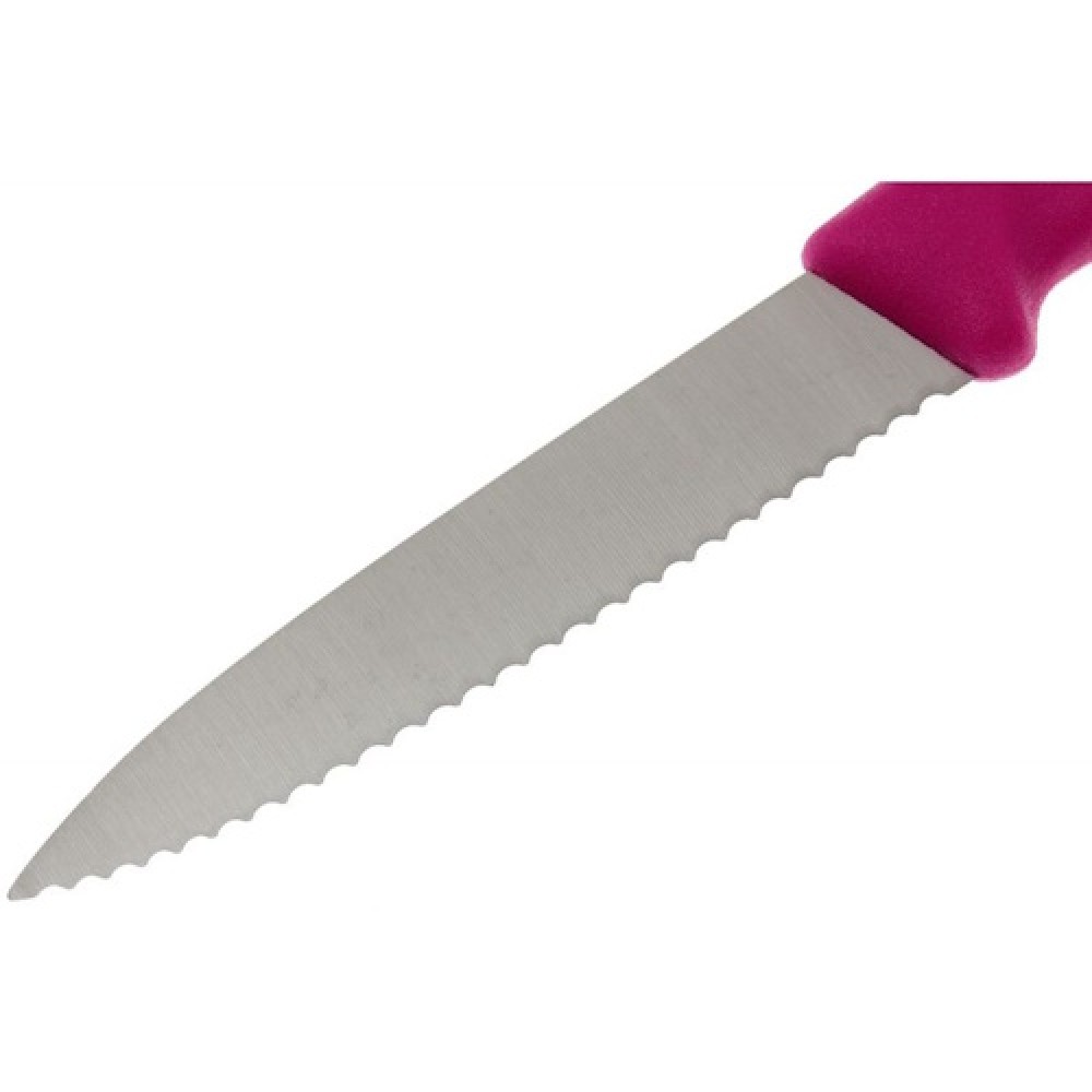 Ніж кухонний Victorinox Swissclassic лезо 8 см хвилясте 6.7636.L115 рожевий