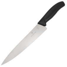Ніж кухонний Victorinox SwissClassic Carving (лезо: 190мм), чорний блістер 6.8003.19B