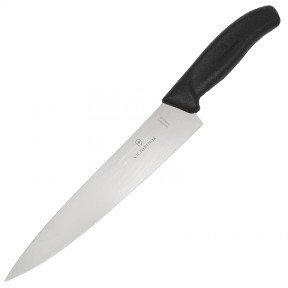 Ніж кухонний Victorinox SwissClassic Carving (лезо: 190мм), чорний блістер 6.8003.19B