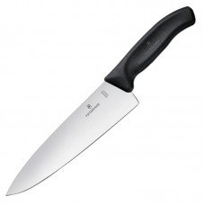 Ніж кухонний Victorinox SwissClassic Carving (лезо: 200мм), чорний у подарунковій коробці 6.8063.20G
