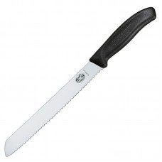 Ніж кухонний, побутовий Victorinox Swiss Classic Bread (лезо: 210мм), чорний 6.8633.21