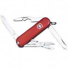 Ніж складаний, мультитул Victorinox Rambler (58мм, 10 функцій), червоний 0.6363