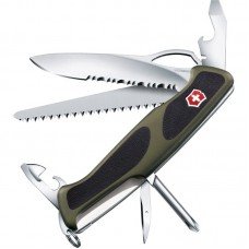 Ніж складаний, мультитул Victorinox Rangergrip 178 (130мм, 12 функцій), зелений 0.9663.MWC4