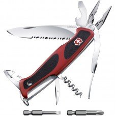 Ніж складаний, мультитул Victorinox Rangergrip 174 (130мм, 17 функцій), червоний 0.9728.WC