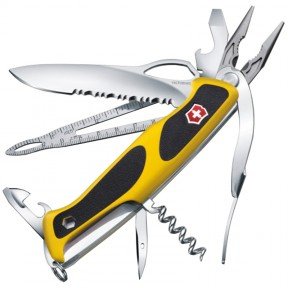 Ніж складаний, мультитул Victorinox Rangergrip Boatsman (130мм, 21 функцій), жовтий 0.9798.
