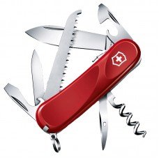Ніж складаний, мультитул Victorinox Evolution S13 (85мм, 14 функцій), червоний 2.3813.SE