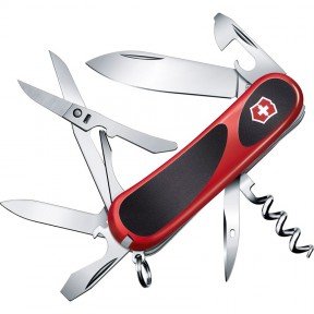 Ніж складаний Victorinox Evogrip 14 червоний 2.3903.C