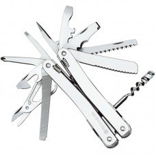 Ніж складаний, мультитул Victorinox Swisstool Spirit Plusii (105мм, 38фун), зі шкіряним чохлом 3.0239.L