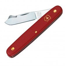 Ніж складаний, садовий Victorinox (100мм, 2 функції), червоний 3.9040