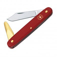Ніж складаний, садовий мультитул Victorinox (100мм, 2 функції), червоний 3.9110