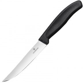 Ніж кухонний, побутовий Victorinox Swissclassic Steak (лезо: 120мм), чорний 6.7903.12