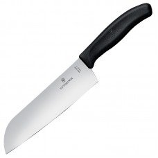 Ніж кухонний, побутовий Victorinox Swissclassic Santoku (170мм), чорний 6.8503.17