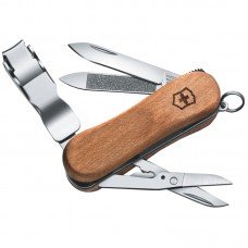 Ніж складаний, мультитул Victorinox Nailclip (65мм, 6 функції), дерево 0.6461.63