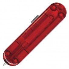 Накладка на ручку ножа з ручкою Victorinox (58мм), задня, прозора червона C6300.T4
