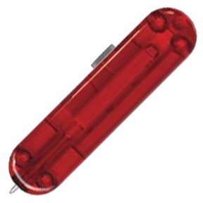 Накладка на ручку ножа з ручкою Victorinox (58мм), задня, прозора червона C6300.T4