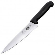 Ніж кухонний, побутовий Victorinox Fibrox Carving (лезо: 250мм), чорний 5.2003.28