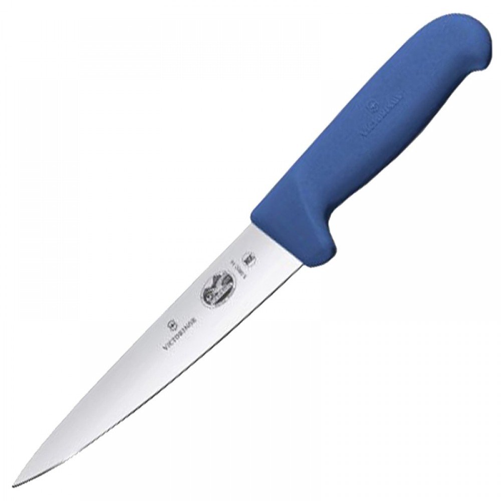 Ніж кухонний Victorinox Fibrox Sticking (лезо: 140мм), синій 5.5602.14