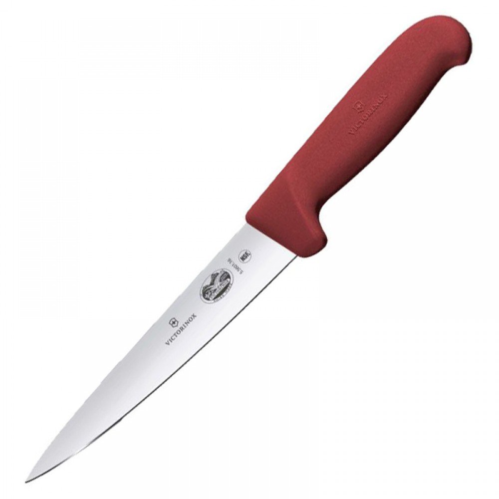 Ніж кухонний Victorinox Fibrox Sticking (лезо: 160мм), червоний 5.5601.16