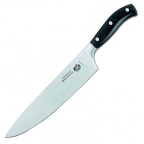 Ніж кухонний, побутовий Victorinox Forged Сhef'S (лезо: 250мм), чорний 7.7403.25G