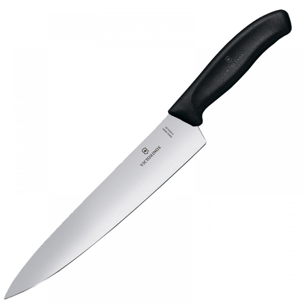 Ніж кухонний, побутовий Victorinox SwissClassic Carving (лезо: 220мм), чорний 6.8003.22