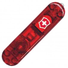 Накладка на ручку ножа Victorinox SwissLite (58мм), передня, прозора червона C6200.T1