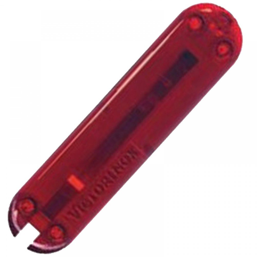 Накладка на ручку ножа Victorinox (58мм), задня, червона прозора C6200.T4
