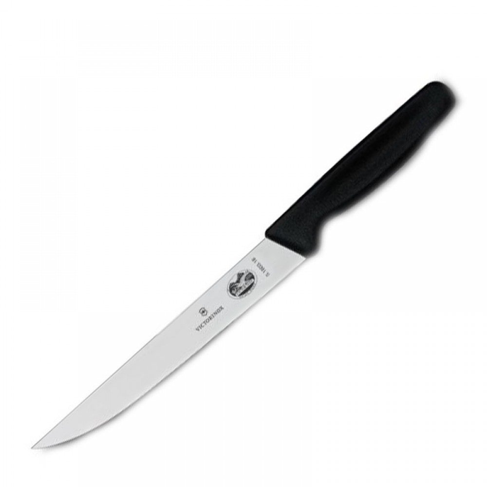 Ніж кухонний, побутовий Victorinox Carving (лезо: 180мм), чорний 5.1803.18