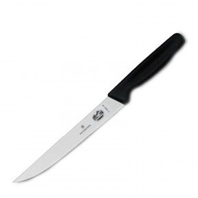 Ніж кухонний, побутовий Victorinox Carving (лезо: 180мм), чорний 5.1803.18