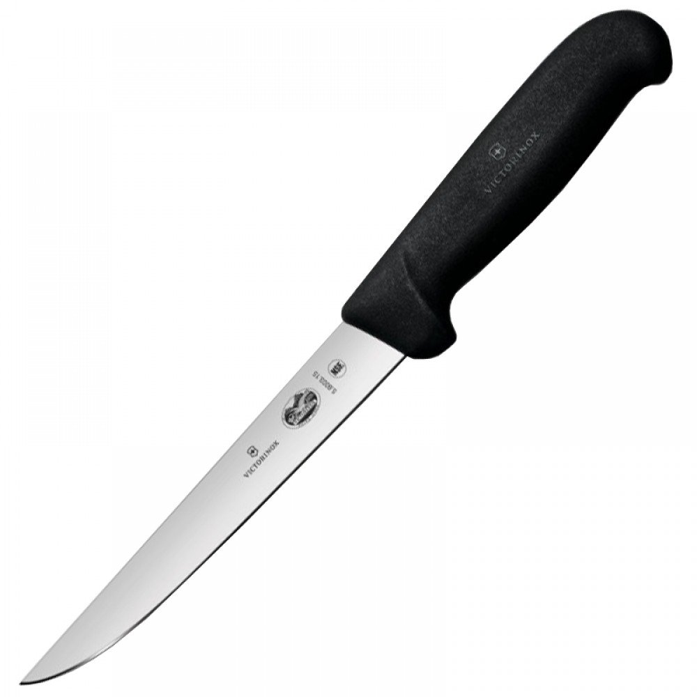 Ніж кухонний, побутовий Victorinox Fibrox Boning (лезо: 150мм), чорний 5.6003.15