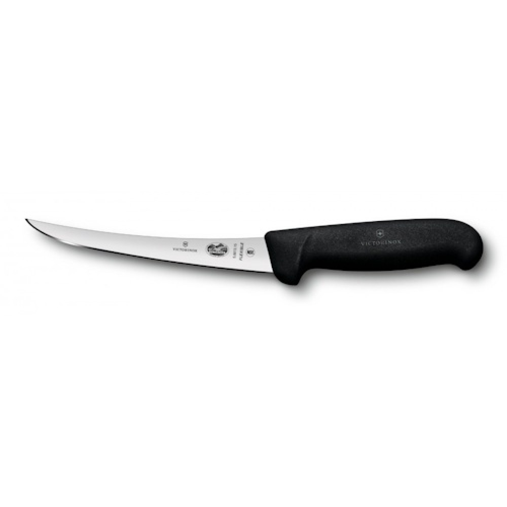 Ніж кухонний Victorinox Fibrox Boning Flex лезо 15 см чорний 5.6613.15