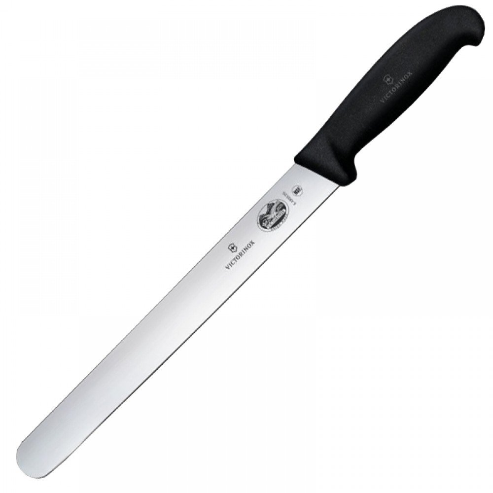 Ніж кухонний, побутовий Victorinox Fibrox Slicing (лезо: 250мм), чорний 5.4203.25