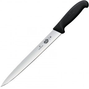 Ніж кухонний, побутовий Victorinox Fibrox Slicing (лезо: 250мм), чорний 5.4403.25