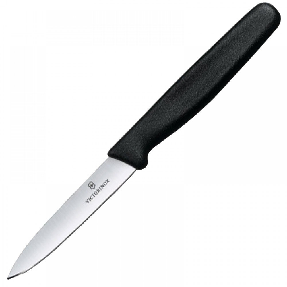 Ніж кухонний, побутовий Victorinox Paring (лезо: 80мм), чорний 5.3003