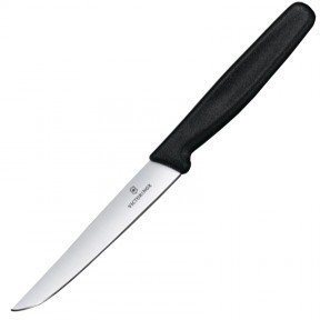 Ніж кухонний, побутовий Victorinox Steak (лезо: 110мм), чорний 5.1203