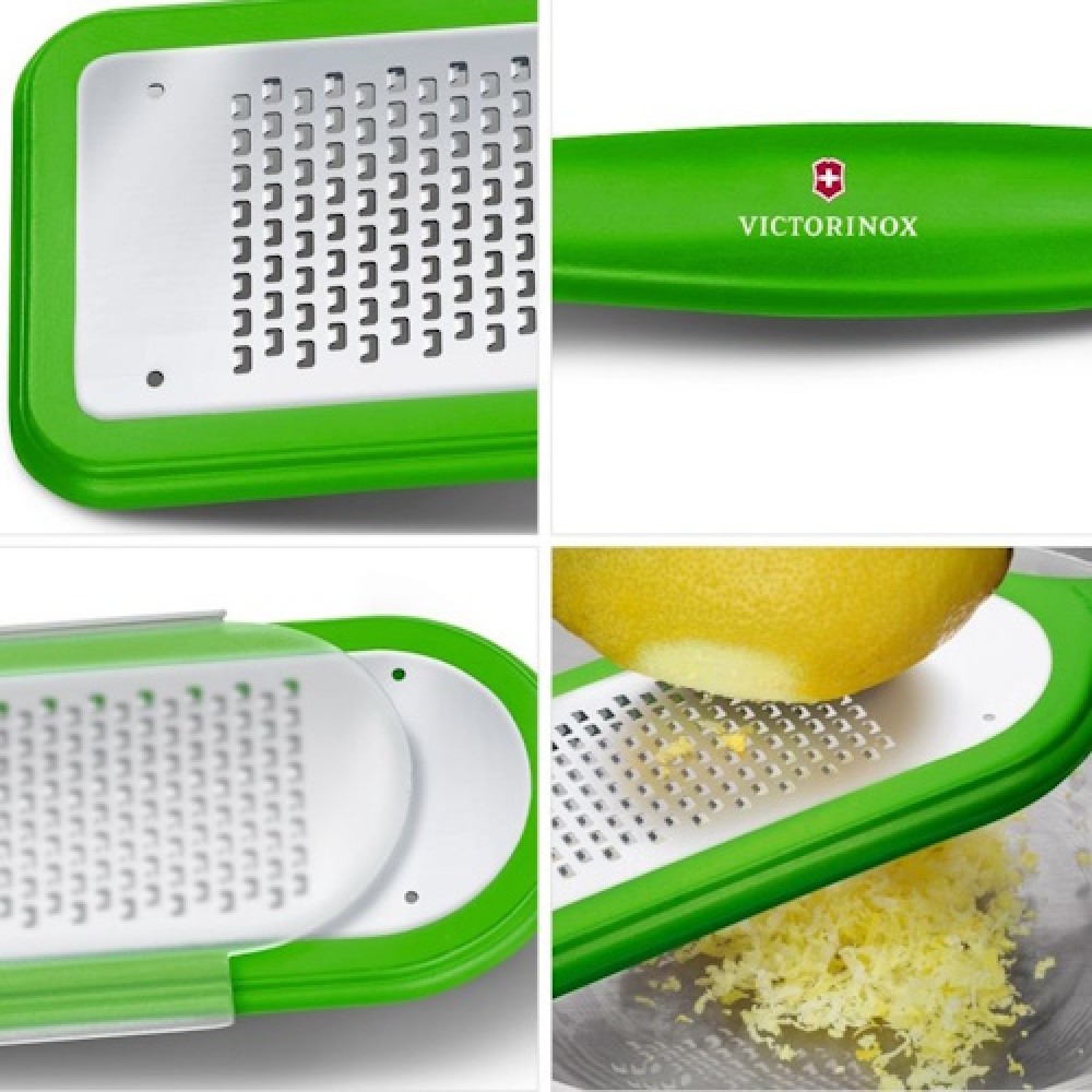 Тертка дрібна Victorinox 7.6082.4 зелена