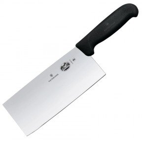 Ніж кухонний, побутовий Victorinox Fibrox Chef's (лезо: 180мм), чорний 5.4063.18