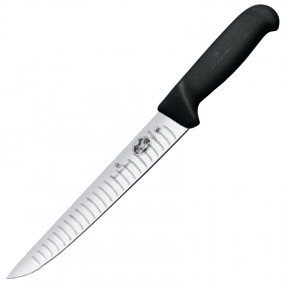 Ніж кухонний, побутовий Victorinox Fibrox Sticking (лезо: 200мм), чорний 5.5523.20