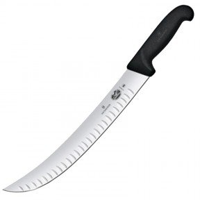 Ніж кухонний, побутовий Victorinox Fibrox Butcher (лезо:310мм), чорний 5.7323.31