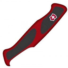 Накладка на ручку ножа Victorinox RangerGrip (130мм), передня, червоно-чорна C9530.C1