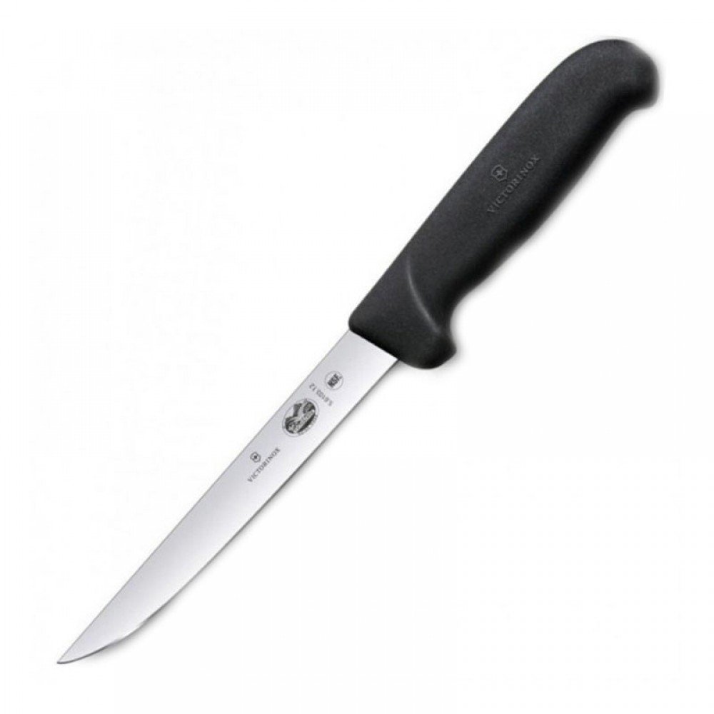 Ніж кухонний Victorinox Fibrox Boning (лезо: 120мм), чорний 5.6103.12