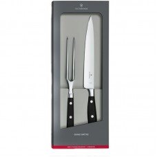 Набір кухонний Victorinox Forged Carving Set Grand Maitre (ніж+вилка) чорний 7.7243.2