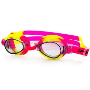 Окуляри для плавання дитячі Spokey JELLYFISH(84107) yellow/pink
